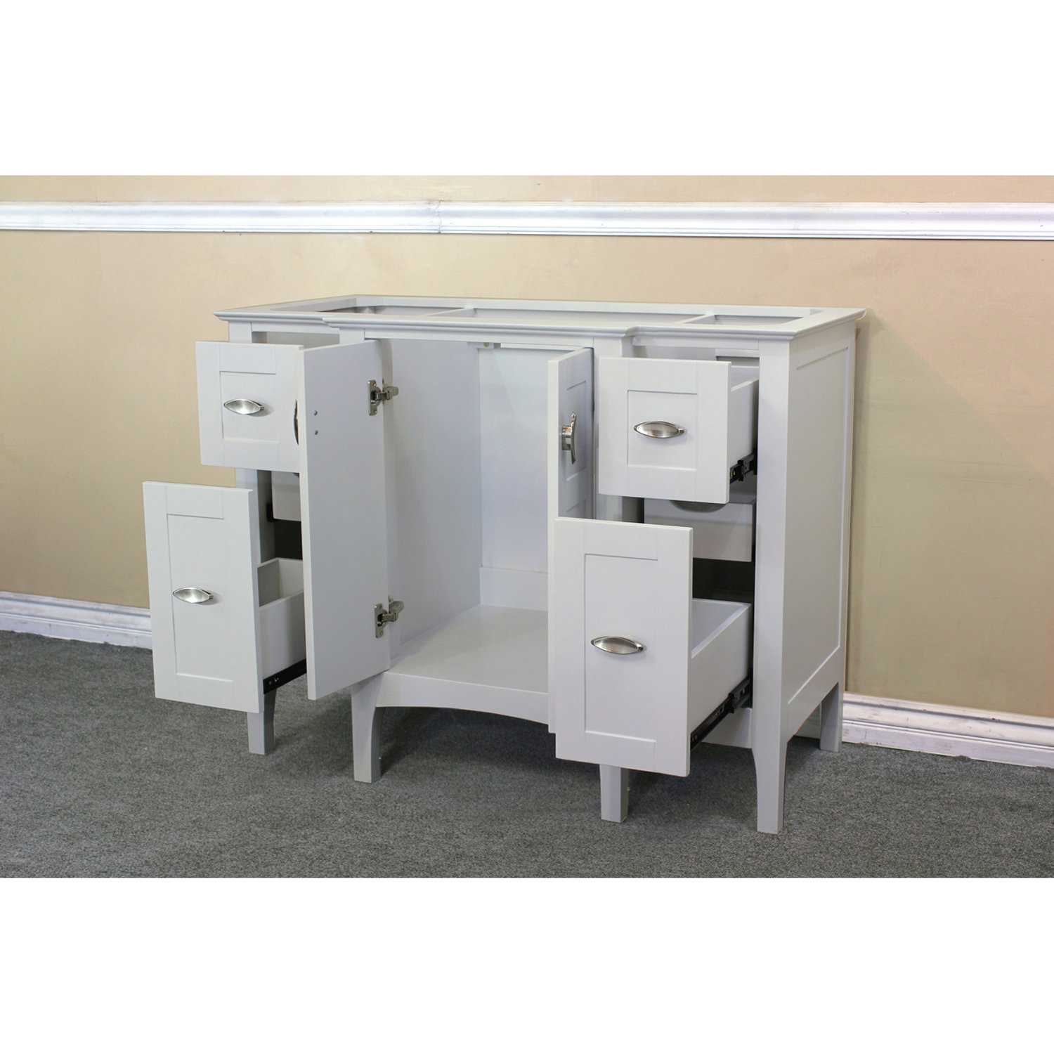 Bellaterra Home 44" Single Bathroom Vanity Base & Reviews Wayfair